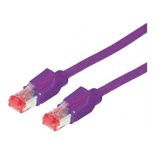 DTWYLER Patchkabel Cat.6 (Class E) S/FTP, CU 7702 flex LSOH, Hirose TM21, violett, 2 m