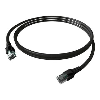 EASYLAN FlexBoot Patchkabel Kat.6A S/FTP schwarz 2m