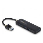 StarTech BLACK 4 PORT MINI USB 3.0 HUB
