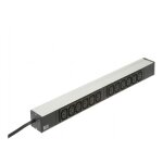 BACHMANN Steckdosenleiste 48,26cm 19Zoll 1HE 12 x C13...