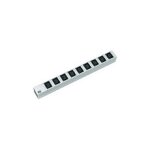 BACHMANN 48,26cm 19Zoll Steckdosenleiste mit 9 x C13...