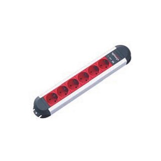 BACHMANN PRIMO 6xCEE7/3 EDV-Rot Strom 2m