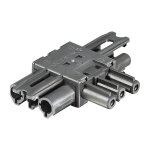 BACHMANN Verteilerblock WIELAND GST18 1xIn/2xOut flach...