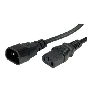 BACHMANN Kaltgerte-Kabel 2,5m schwarz IEC320 C13-C14 2,5m