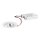 Brumberg 39263173 Nivalis LED-Einbaustrahler 230 V AC 50 Hz 8W 3000K 650lm ws DA 68mm