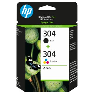 HP Tinte 304 3JB05AE Multipack (BK/C/M/Y)