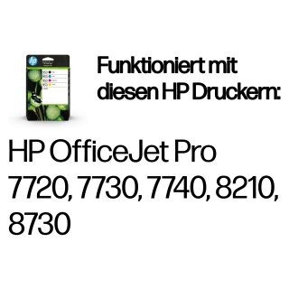 HP Tinte 953 6ZC69AE Multipack (BK/C/M/Y)