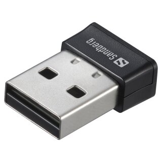 USB WiFi USB Dongle 2,4/5GHz 650Mbps Sandberg Black