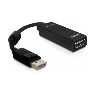 Adapter DisplayPort 1.1 Stecker > HDMI Buchse Passiv schwarz