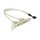 Slotblech 2 x USB 2.0 Typ A Buchse extern