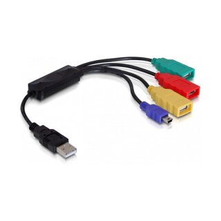 Hub 4x Delock ext. cable Hub