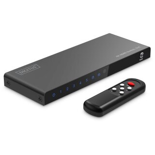 DIGITUS HDMI Switch, 5x1 4K/60Hz HDCP 2.3