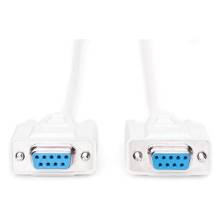 DIGITUS Anschlusskabel D-Sub9 > D-Sub9 Bu/Bu 2.0m