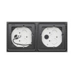 GIRA - AP-Gehäuse 2 Module 1x2 System 106 Anthrazit...