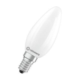 Osram LED CLB40 DIM 3.4W 827 FIL FR E14 P Frosted Dimmbare LED Kerzenlampe