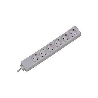 BACHMANN SELLY Steckdosenleiste 6x Schutzkontakt weiss 1,5m