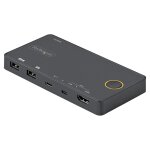 2 PORT HYBRID USB-C KVM SWITCH