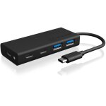 USB HUB 5Port ICY BOX 2xUSB3.0 2xUSB-C 1xUSB Power...