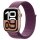 APPLE Watch Series 10 GPS + Cellular 42mm Rose Gold Aluminium Case with Plum Sport Loop