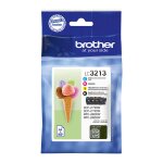 Brother Tinte LC-3213VALDR Value Pack (BK/C/M/Y)