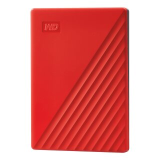 2,5" WD My Passport 2TB portable HDD USB3.0 USB2.0 compatible Red Retail