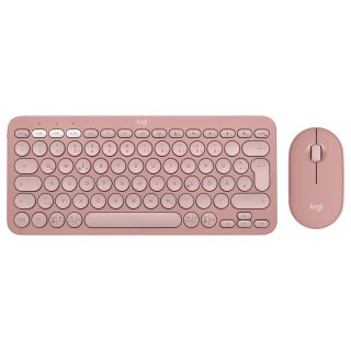 Logitech Pebble 2 Combo, Rosa, Deutsch, 920-012205