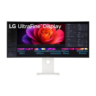 101,6 cm/40" (5120×2160) LG 40U990A-W 21:9 NanoIPS 5 ms 120Hz Thunderbolt 5 (96W) HDMI 2.1×2 DP2.1 USB-C KVM Daisy-Chain Curved White
