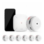 X-Sense FS61 6 1 RF-Rauchmelder-Set mit Gateway...