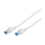 Patchkabel CAT6a RJ45 S/FTP PiMF 1m Weiß
