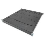 DIGITUS Fachboden 1HE 44x482x500-780mm bis 50kg schwarz vari