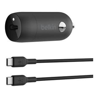 Belkin BOOST CHARGE 30W USB-C-Kfz-Ladegerät mit Kabel, b