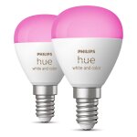 Philips Hue White & Color Ambiance E14 Luster Tropf...