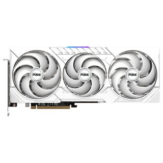 RX 9070 XT 16GB Sapphire Pure Radeon OC GDDR6 3 Fan white