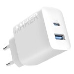 Anker 312 Charger 20W 1 x USB-C 1 x USB-A white