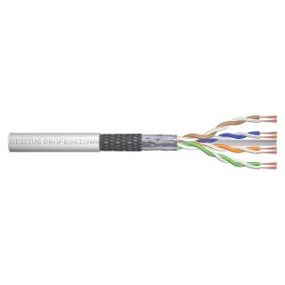 DIGITUS CAT 6 SF/UTP Twisted Pair Roh-Patchkabel, 305m,grau