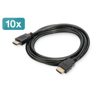 DIGITUS HDMI Kabel Ethernet 4K UHD St./St. 10 Stück 3m