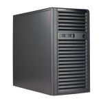 Server SuperMicro Mid-Tower 4x3.5" fixed drive 600W...