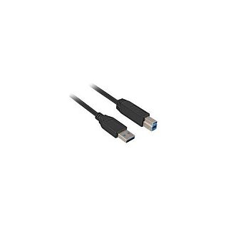 Kabel USB 3.0 StA-StB 2.0m schwarz