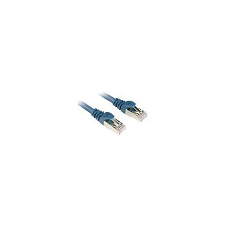 Sharkoon Kabel RJ45 CAT.6 SFTP 0.25m blau