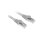 Sharkoon Kabel RJ45 CAT.6 SFTP 0.25m grau