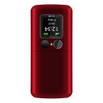 Beafon Fold 10 Silver Line, Grotastenklapphandy, rot-silber