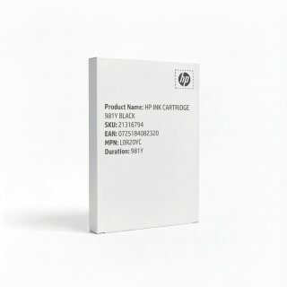 HP INK CARTRIDGE 981Y BLACK