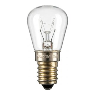 Scharnberger 29900 Kühlschranklampe Birnenform 26x57mm E14 230V 15W klar