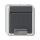 GIRA 441430 SCHUKO-Steckdose AP/WD mit Klappd.+SafetyPlus WG AP grau