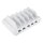 GoodConnections USB Desktop Schnellladestation 110W 10-Port 5xUSB-C/5xUSB-A QC3.0 Weiß
