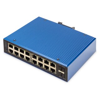 Digitus 16+2P Industrial Gigabit Ethernet Switch L2 managed