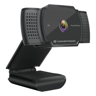 CONCEPTRONIC Webcam USB-A2.0 72° 2K/30Hz SuperHD+Mikro sw