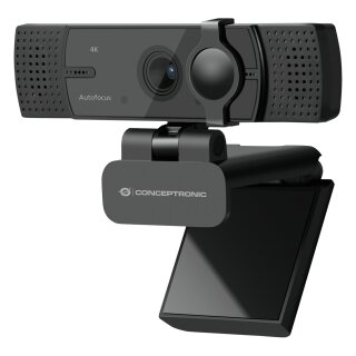 CONCEPTRONIC Webcam USB-A2.0/-C 80° 4K/30Hz UltraHD+Mikro sw