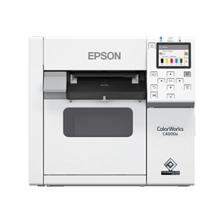 Epson CW-C4000e (mk) Desktop-Farbetikettendrucker mit mattschwarzer Tinte