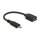 USB 10 Gbps Kabel USB Type-C™ Stecker zu Typ-A Buchse 10 cm koaxial